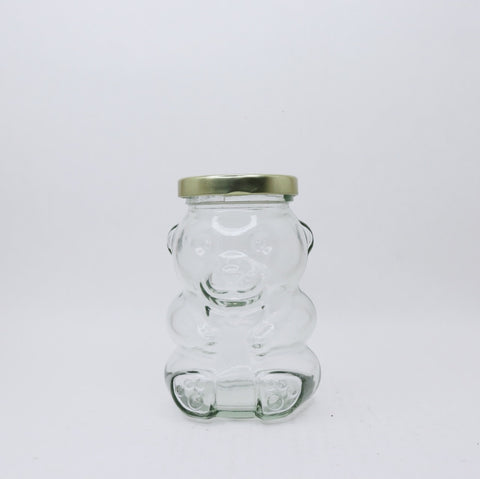 Honey Bear 265 ml glass jar, case of 12