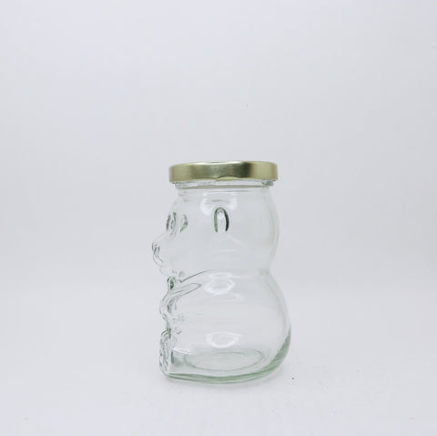 Honey Bear 265 ml glass jar, case of 12