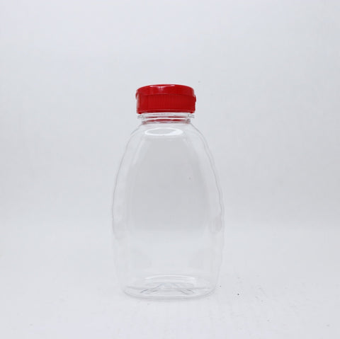 12 oz. Plastic Classic Queenline Jar, single (without cap)