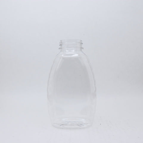 12 oz. Plastic Classic Queenline Jar, single (without cap)