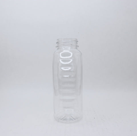 12 oz. Plastic Classic Queenline Jar, single (without cap)