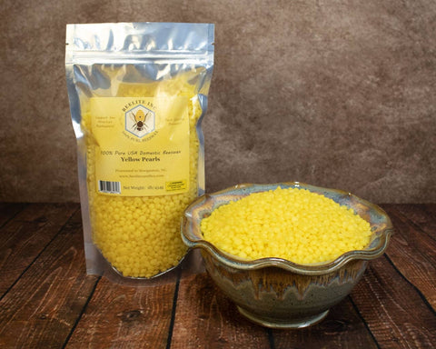 1 lb - 100% Pure Beeswax Pearls, pastilles, beads