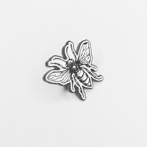 Bee Logo Pin, 1"