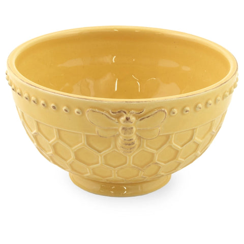 Honeycomb Ceramic Cereal Bowl