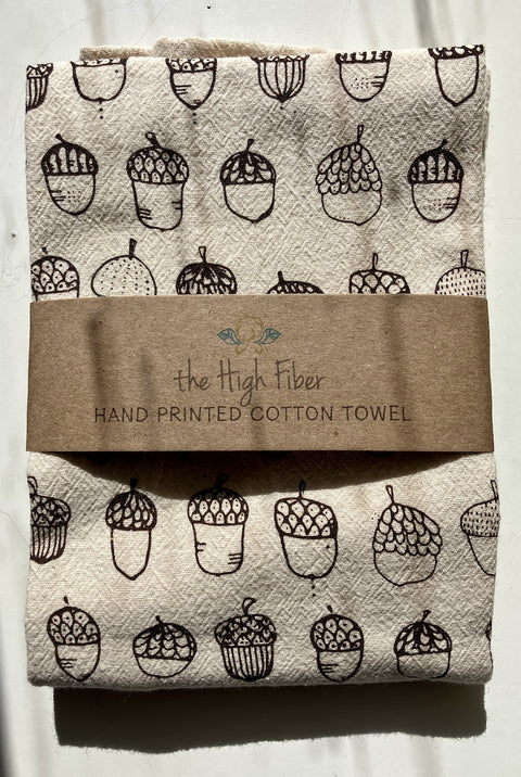 The High Fiber Hand-Printed Cotton Towels