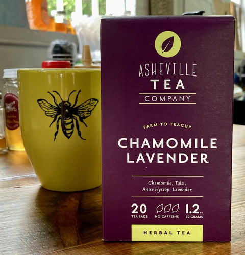 AVL Tea Company Chamomile Lavender Herbal Tea, box of 20 tea bags