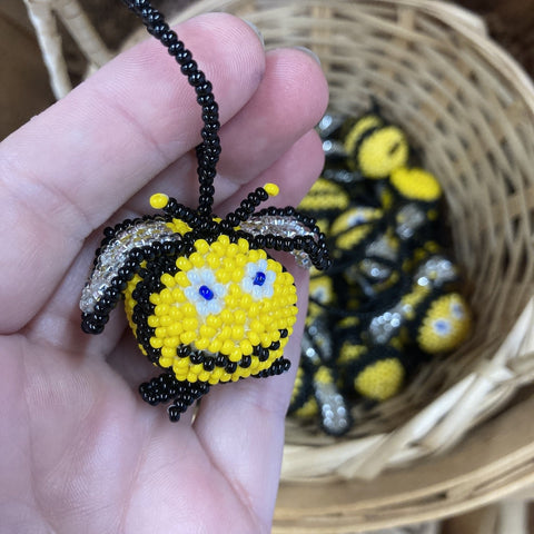 Handmade Beaded Bee