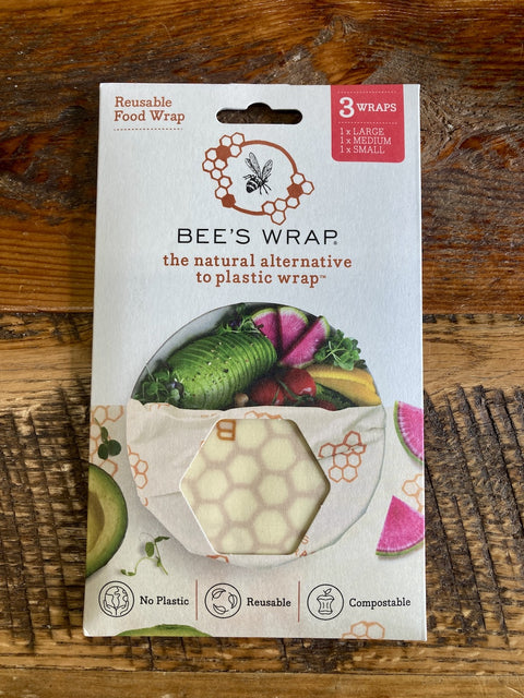 Bee's Wrap - 3 pack, assorted, Honeycomb