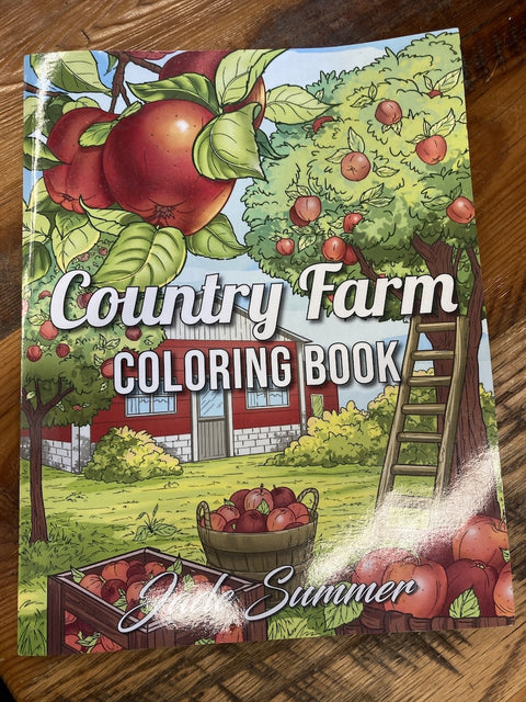 Country Farm Coloring Book