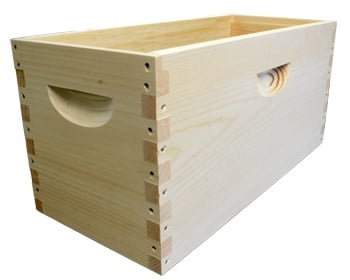 5 Frame Deep Nuc Hive Body (9 1/4"), assembled