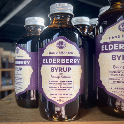 Brew Naturals Elderberry Syrup, 4 fl oz.