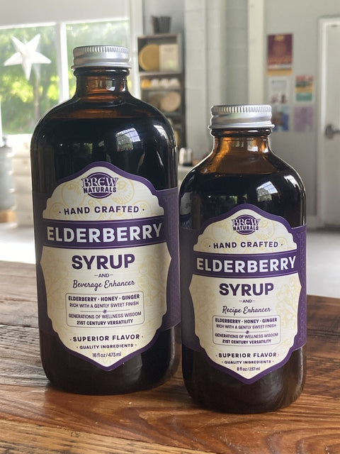 Brew Naturals Elderberry Syrup, 8 fl oz.