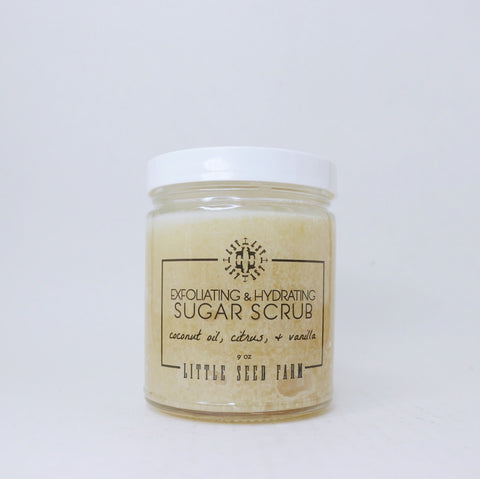 Little Seed Farm Exfoliating & Hydrating Sugar Scrub, 9 oz.