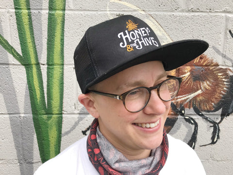 Honey & The Hive Flat Bill Hat