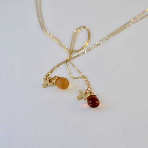 Small Honey Drop Necklace