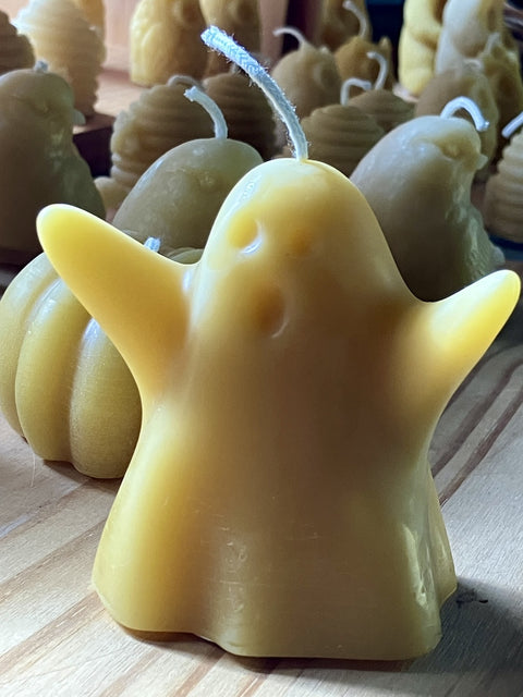 Beeswax Ghost Candles