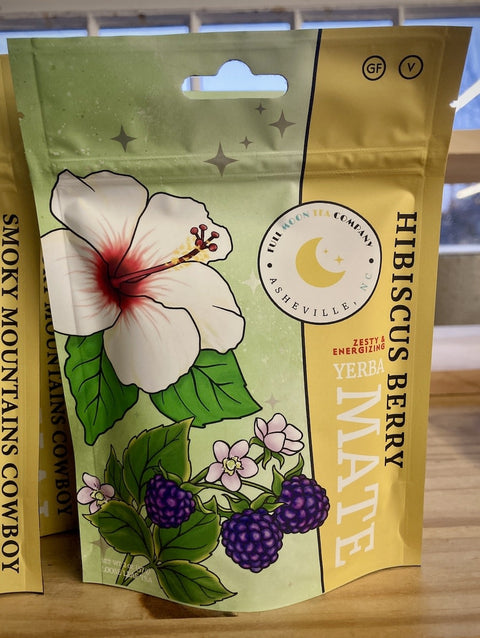 Full Moon Tea Company Hibiscus Berry Yerba Mate, 2 oz.