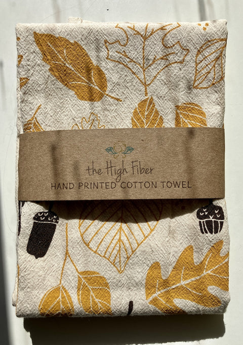 The High Fiber Hand-Printed Cotton Towels
