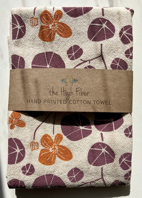 The High Fiber Hand-Printed Cotton Towels