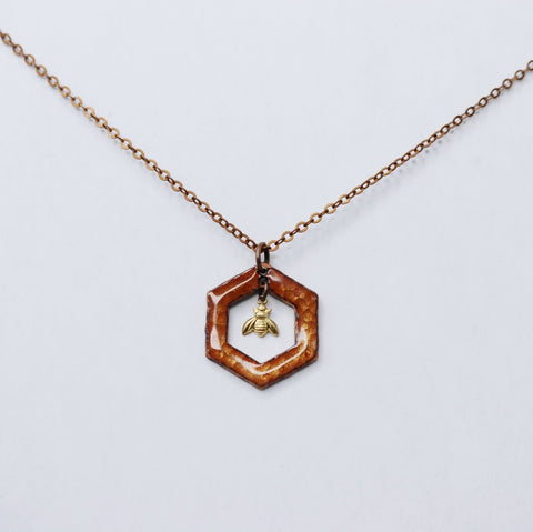 Large Hexagon Necklace