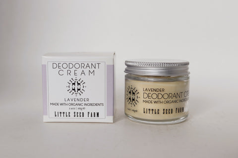 Little Seed Farm Deodorant Cream, Lavender, 1.5 oz.