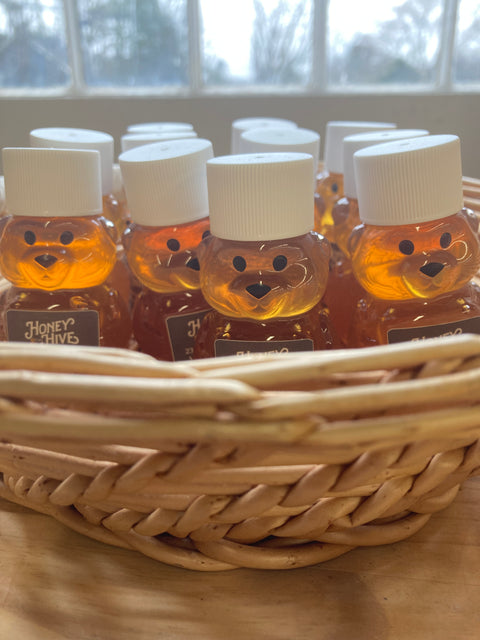 2 oz. Plastic Mini Bear w/cap, single