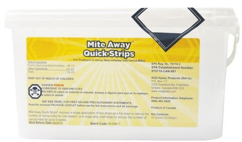 Miteaway Quick Strips, 10 pack