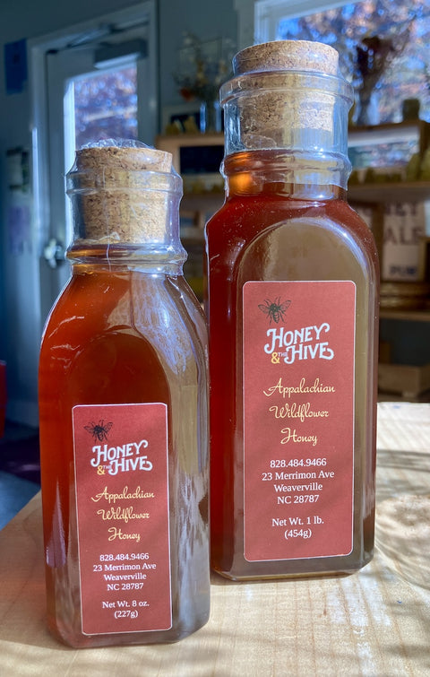Appalachian Wildflower Honey in Muth Jars