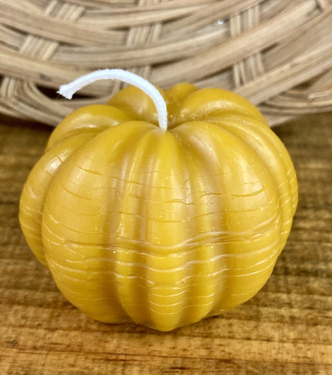 Beeswax Pumpkin Candle