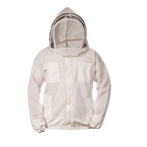 Adult Ventilated Jacket w/ Fencing Veil, S