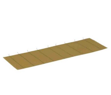 Medium Wax Crimpwire Foundation (5 5/8"), single