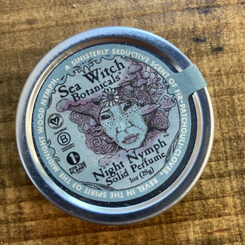 Sea Witch Botanicals Solid Perfume, Night Nymph