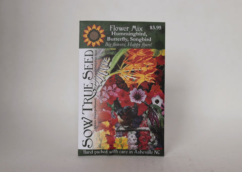 Sow True Seeds, Hummingbird, Butterfly, Songbird Flower Mix