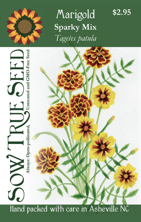 Sow True Seeds, Marigold (Sparky Mix)