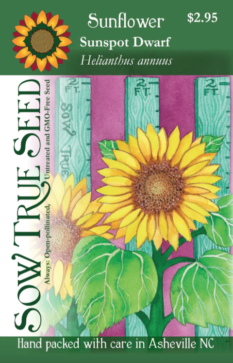 Sow True Seeds, Sunflower (Sunspot Dwarf)