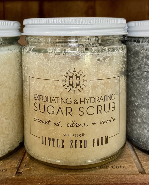 Little Seed Farm Exfoliating & Hydrating Sugar Scrub, 9 oz.